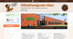 Desktop Screenshot of moebelfundgrube-merz.de